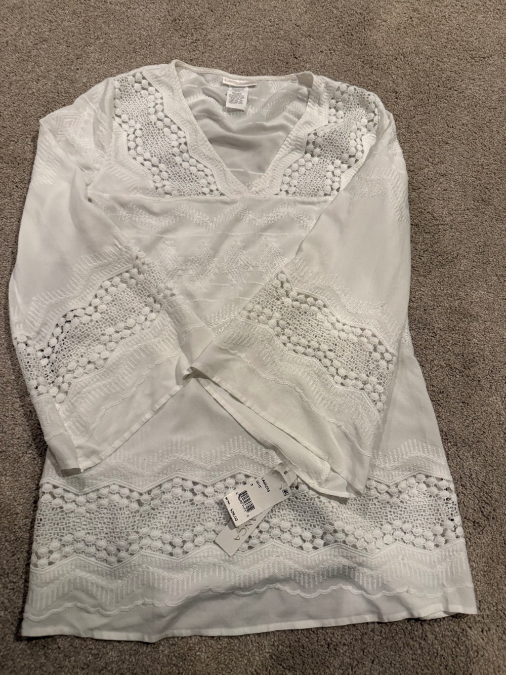 Women's La Blanca White Cover up NWT Size Small